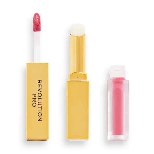 Revolution Pro Supreme Stay 24 Hour Lip Duo 1.5g (Various Shades) - Struck