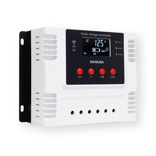 MPPT Intelligent Solar Charges Controller Mobilephone App Control Real-time Data Monitoring Device 60A