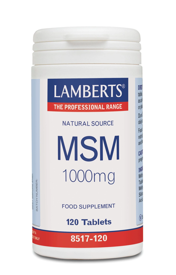 Lamberts MSM, 1000mg, 120Tabs