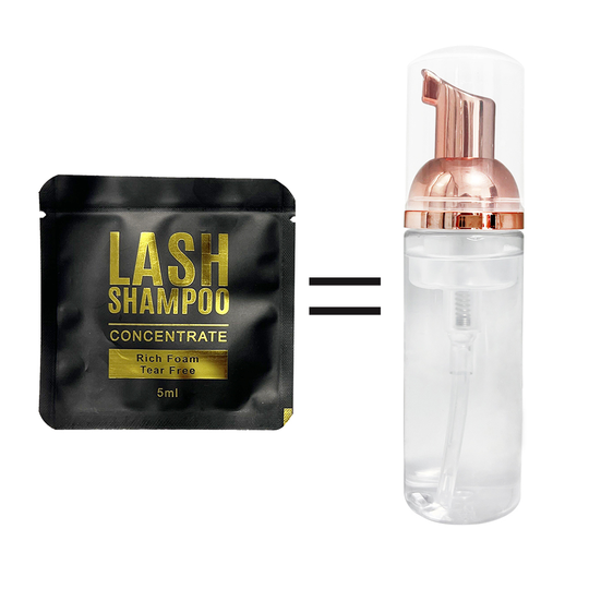 MOQ Eyelash Extension Shampoo Concentrate 5ml Lash Bath Foam Cleanser Mousse Friendly For Daily Face lash cleanser concentrate