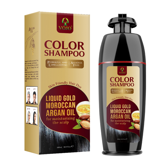 VOJO Wholesale Hair Dye 6 Hair Coloring Dye Instant 500ML Herbal Fast Black Hair Shampoo