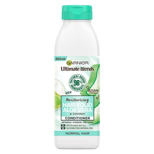 Garnier Ultimate Blends Moisturising Hair Food Aloe Vera Conditioner for Normal Hair 350ml