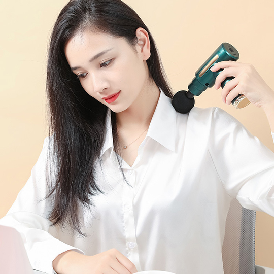 Dropshipping Best Cordless Handle Sports Electric Booster Impulse Percussion Deep Tissue Vibration Body Muscle Massage Gun
