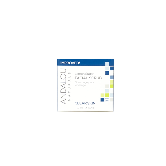 Andalou Lemon Sugar Facial Scrub, 50gr