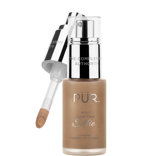 PÜR 4-in-1 Love Your Selfie Longwear Foundation and Concealer 30ml (Various Shades) - DN2/Walnut