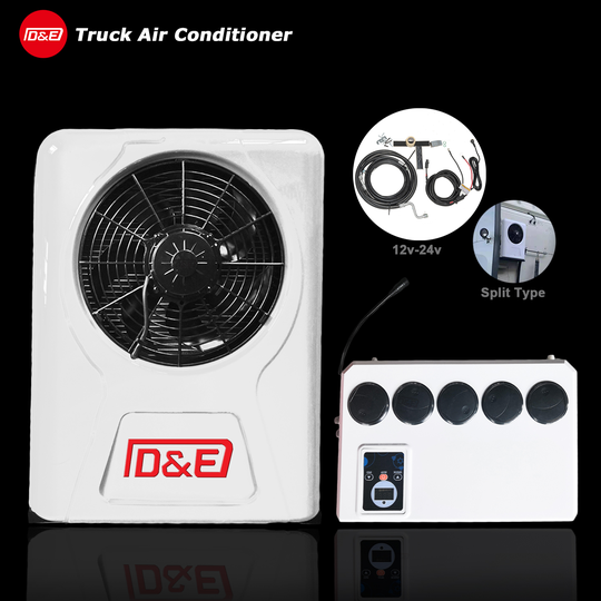 Mini Split Air Cooler Fan 12v Air Conditioner for Truck RV Excavator 3800 10000 btu