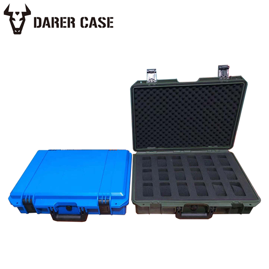 DPC089 Indestructible orange/grey waterproof case/box for store hair flat iron