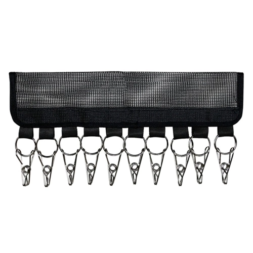 Cap Organizer Hanger with 10 Clips Hat Holder Hat Organizer Baseball Cap Storage Rack for Hat Classification Clothes Drying Rack