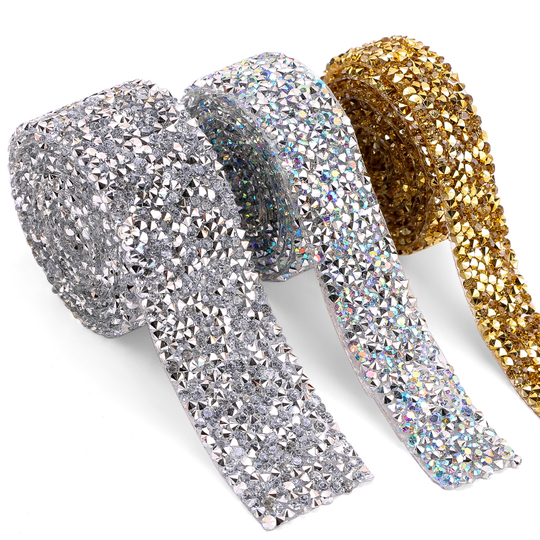 Sew Trim Crystal Motif Rhinestone Hot Fix Rhinestone Tape Applicator Tape With Rhinestone Iron On Appliques