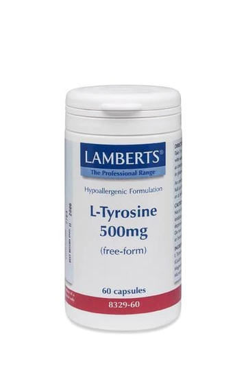 Lamberts L-Tyrosine, 500mg, 60Caps