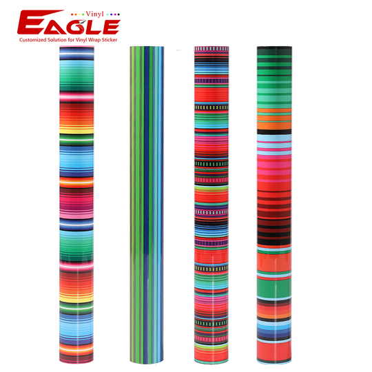 Eagle super easy to weed cricut vinilo rainbow stripe iron on vinyl film heat transfer vinyl for t shirt