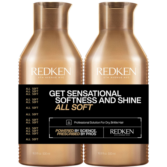 Redken All Soft Shampoo and Conditioner Duo (2 x 500ml)