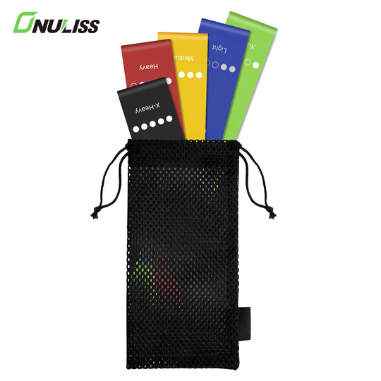 2020 Custom Gym Workout Yoga Fitness Accessories Elastic 11 Pcs Fabric Resistance Bands Set Bandas De Resistencia