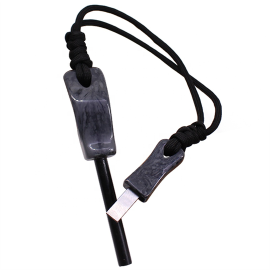 5/16" Essential Emergency Fire Starter Kit Magnesium Feuerstarter Feuerstein with HSS Striker