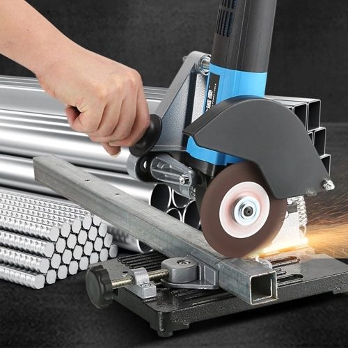 Angle Grinder Stand DIY Angle Grinder Cutting Cast Iron Holder Cutter Support Compatible with 100-150mm Angle Grinders for Cutting Metal Wood Plastic