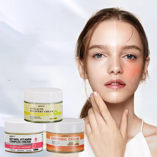 Turmeric Vitamin c Tea Tree Retinol moisturizing acne dark spot removing anti aging face cream