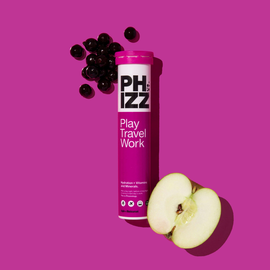 Phizz 2-in-1 Effervescent Multivitamin + Electrolyte 20 Tablets, Apple & Blackcurrant