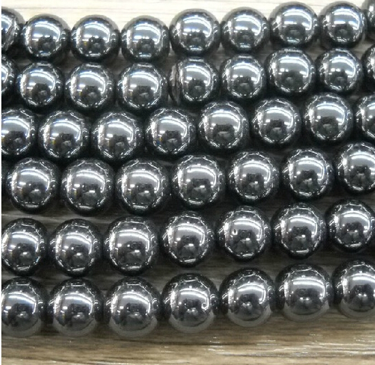 Wholesale Price 8mm Hematite Natural Gemstone Loose Beads hematite iron ore for Jewelry Making