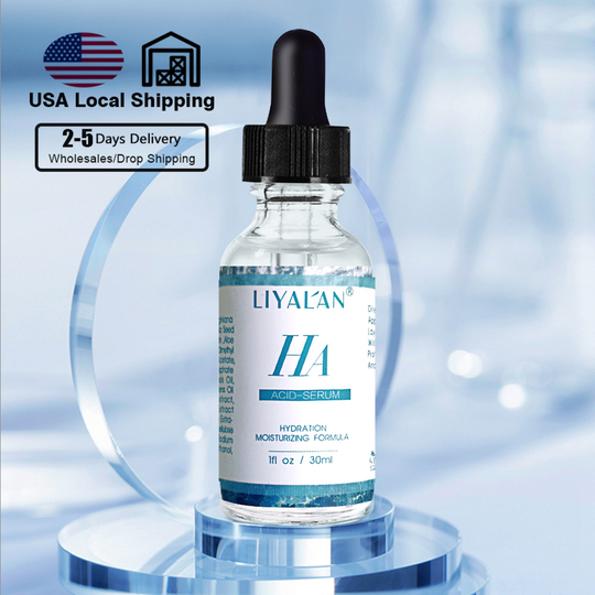 Private Label Organic Vitamin C Collagen Facial Serum Natural Anti Aging Hydrate Moisturizing Pure Hyaluronic Acid Serum