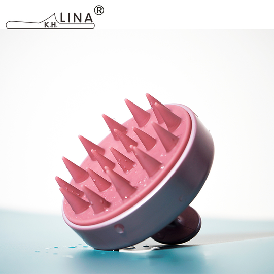 Wholesale Purple Rose Red Scalp Massager Shampoo Brush