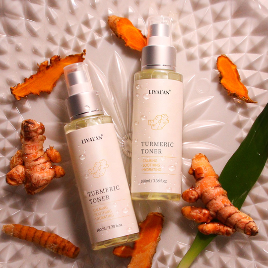 Private Label Skin Care Face Mist Spray Calming Hydrating Soothing Facial Vitamin C Turmeric Skin Toner