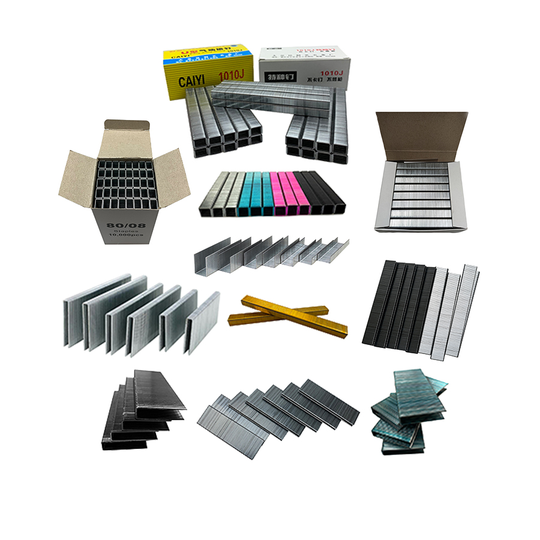 Factory 24000pcs Iron Q235 Upholstery Tacking Strip Stapler Pin 4K 9040 Series Decorate Framing Wire Nails for Chair Sofa