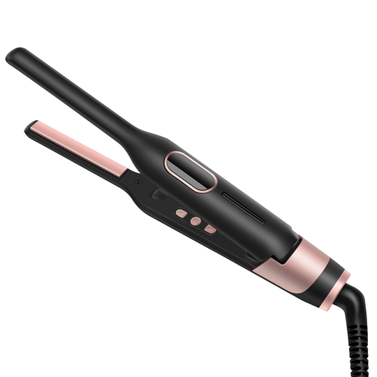 New Design Rechargeable Flat Iron 2 In 1 LCD Display Portable Professional Hair Straightener