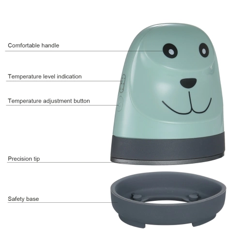 Mini Easy Heat Press Portable Cute Puppy Heat Press Machine for T-shirt Shoes Bags Hats Iron Pressing Machine for Heating Transfer DIY Shirt Printing