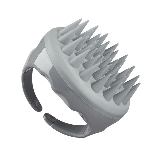 Lohas Wholesale silicone shampoo massage hair scalp comb brush silicone brush hair washing brush