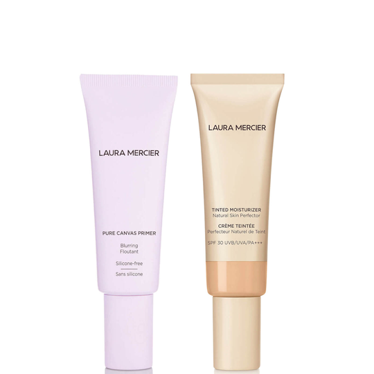 Laura Mercier Pure Canvas Blurring Primer Bundle (Various Shades) - Vanille