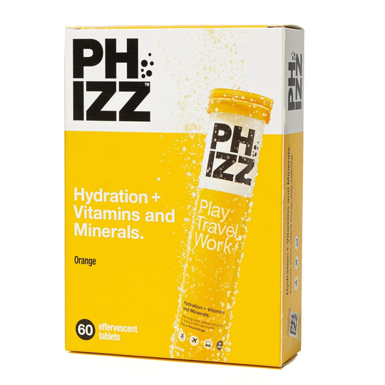 Phizz Orange Hydration & Multivitamin Effervescent Multi-pack, 60 Tablets