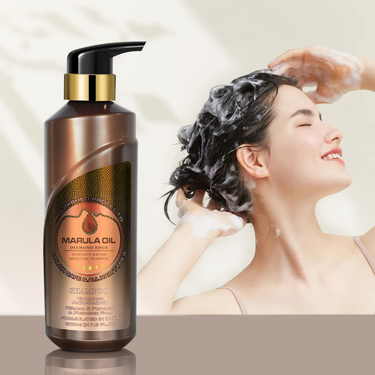 Private Label Nourish Repair Hair Care Products Marula Oil Anti Dandruff Shampoo For Damaged Hair
