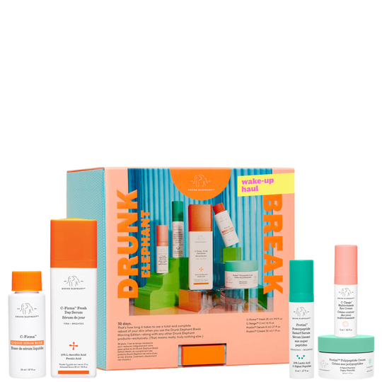 Drunk Elephant Wake-Up Haul Day Kit (Worth £140.00)
