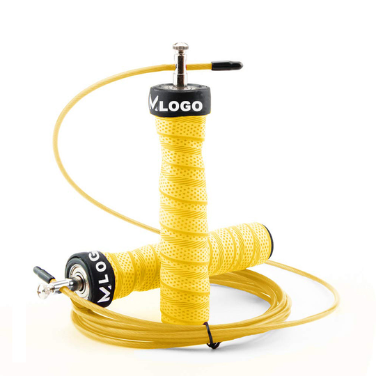 Custom Sweatband Skipping Rope Heavy duty Weighted Speed Jump Rope Steel Wire Adjustable Jumping Ropes