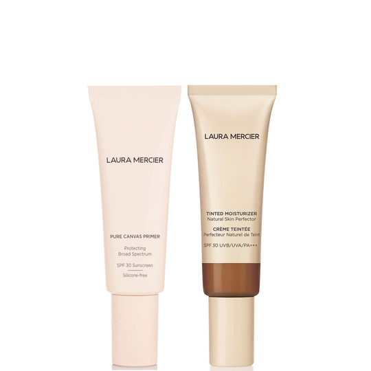 Laura Mercier Pure Canvas Protecting Primer Bundle (Various Shades) - Mocha