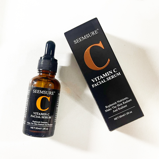 Private Label VC Facial Serum Anti Aging Anti Wrinkle Whitening Moisturizing Vitamin C Face Serum