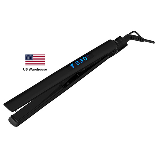 BY-615 Professional Floating Ceramic Plates Hair Flat Iron Ship From US Auto-shut off Funtion LED Display Hair Straightener