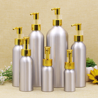 Shampoo Shower Gel Container 30ml Aluminum Lotion Pump Bottle