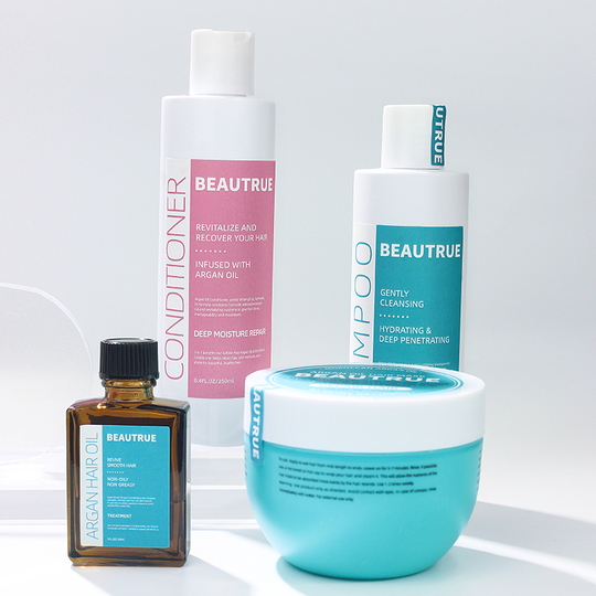free shipping hair care products vegan private label sulfate free hair care sets argan oil shampoo and conditioner