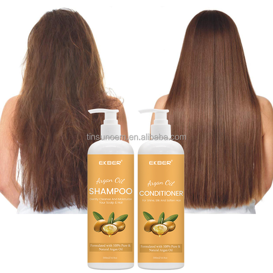 Hot Selling Hydrating Shampoo Set For Hair Loss Nourishing Refreshing Scalp Hair Argan Oil Morocco Shampoo And Conditioner Set