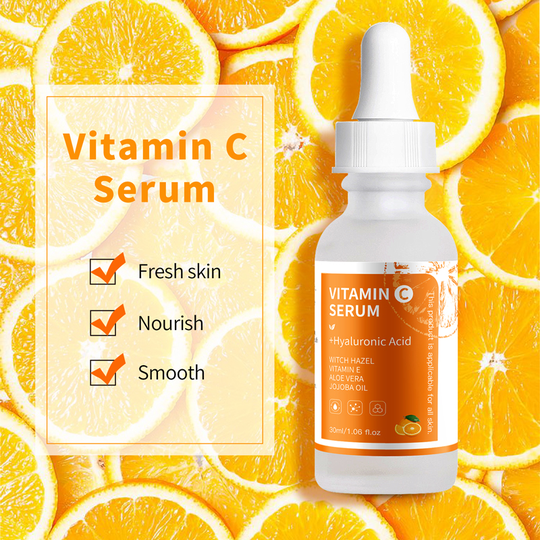 Custom Skin Whitening face serum dark spot Vitamin C whitening serum for skin lightening