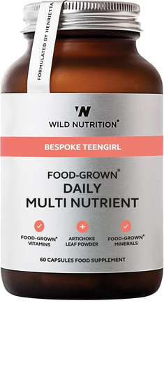 Wild Nutrition Ltd Food-Grown Daily Multi Nutrient (Teengirl), 60 VCapsules