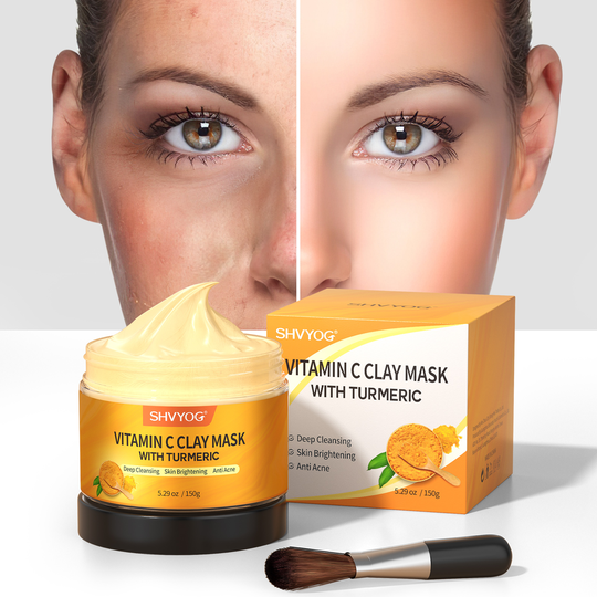 Amazon sales first acne black spot turmeric facial mask vitamin C facial mask black head wrinkle Moisturizing Cleansing