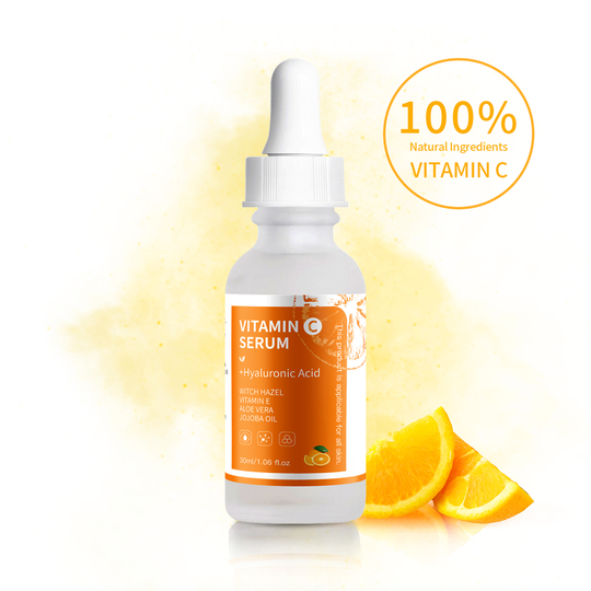 Factory Wholesale Vitamin C Serum Hyaluronic Acid For Face Hydrating Whitening Vitamin c facial serum