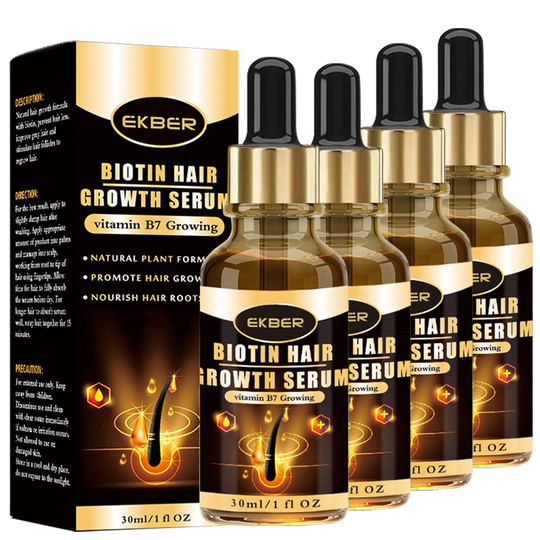 OEM Hair Care Promote Regrowth Essential Oils with Ginger Biotin Vitamin 100% Anti Hair Loss Liquid Growth Serum