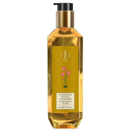 Forest Essentials Purifying Facial Cleanser Kashmiri Saffron and Neem (Various Sizes) - 200ml